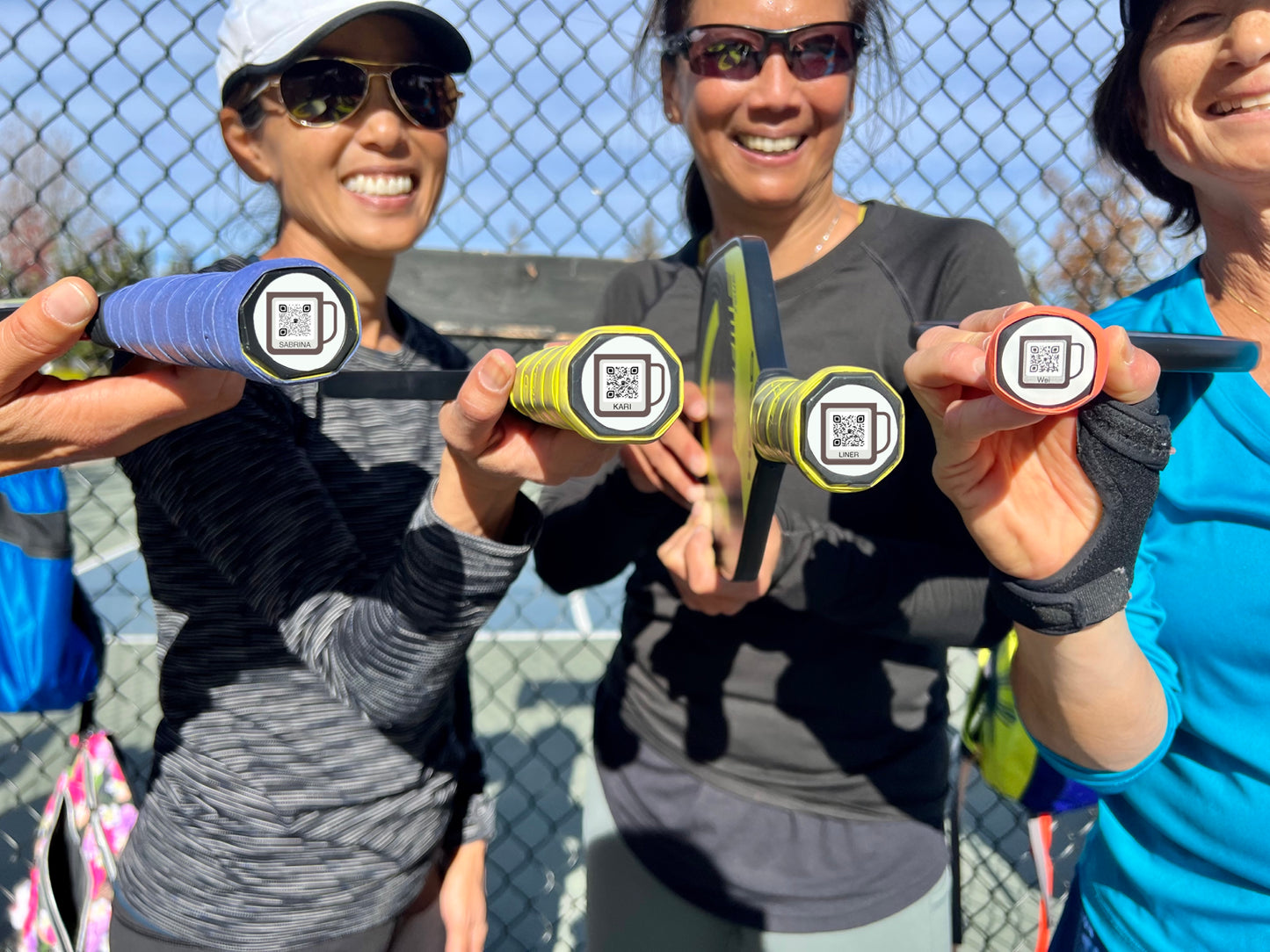 Pickleball Paddle QR Code