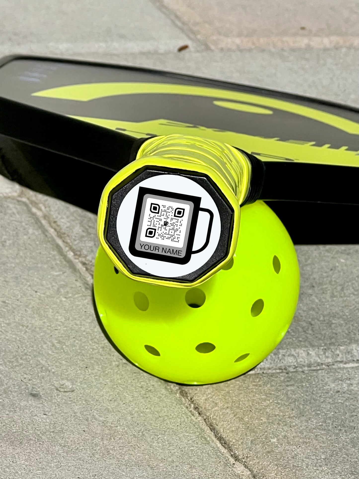 Pickleball Paddle QR Code